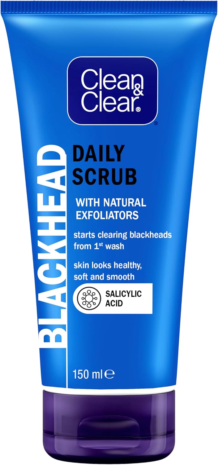 Clean & Clear Blackhead Clearing Daily Scrub, 150 ml